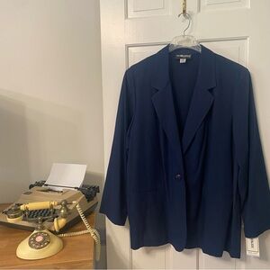 NWT Sag Harbor Navy Blazer